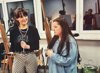 Zajęcia z rysunku w WSR - XII 2025 r. - fot. Grzegorz Rusinek